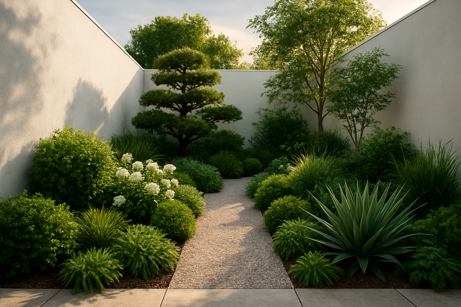 Depois - Área externa transformada com IA